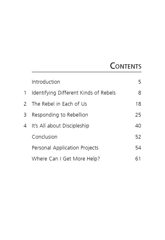 Help! My Teen Is Rebellious (Booklet) - Image 3